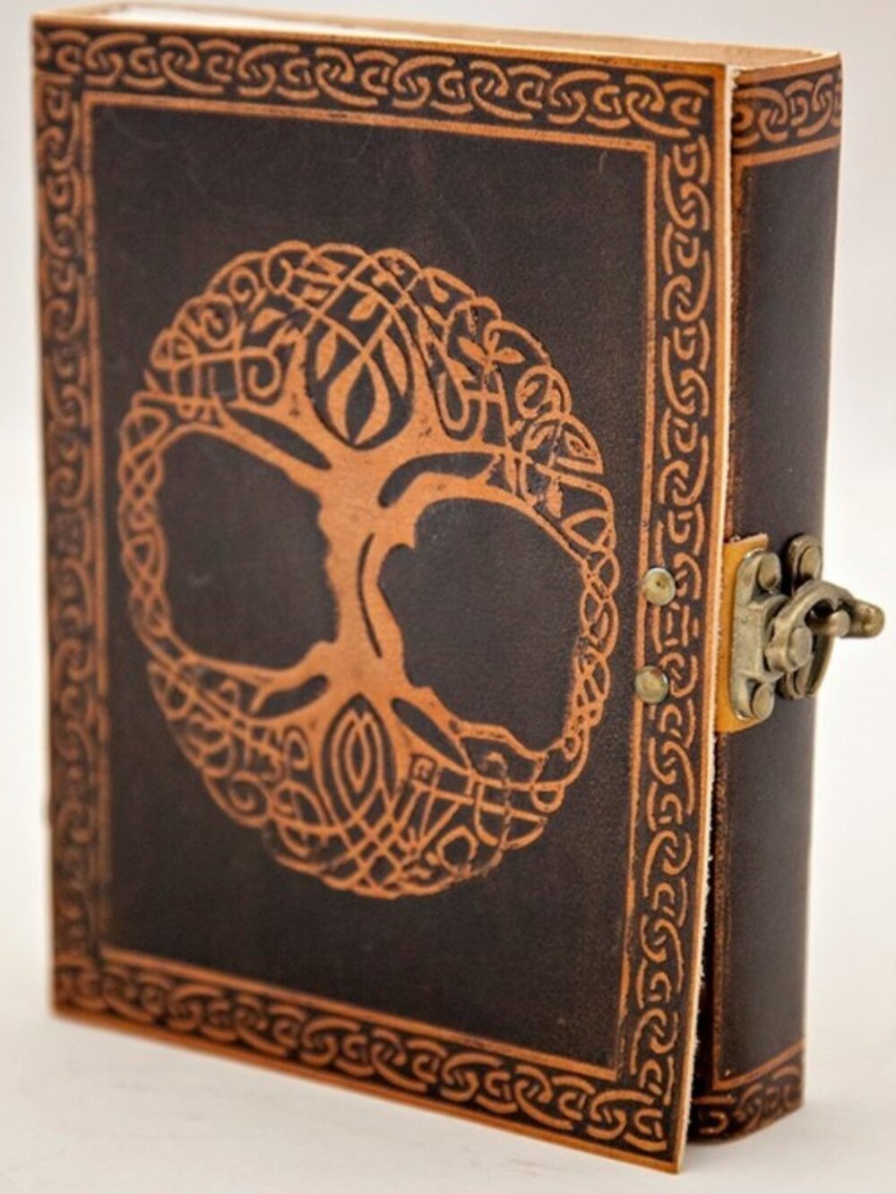 Write with Ease Brown Tree of Life Leather Journal